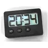 Horloge de table à quartz TFA Dostmann 60-2013-01 noir