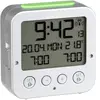 Réveil radiopiloté TFA 60.2528.54 argent
