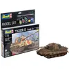 Revell Maquette voiture : Model Set : Char militaire Tigre II "Königstiger"