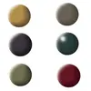 Peintures Revell - Couleurs militaires - 6 pots - Vert - Adulte
