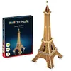 Puzzle 3D Mini Tour Eiffel - Revell - Moins de 100 pièces - Marron