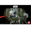 Bandai Wars-AT-ST-Bandai-01202 Star Wars Stormtrooper Maquette, 1202, Gris, 1/48
