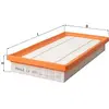Mahle KNECHT FILTER Filtre à air pour OPEL: Combo (Ref: LX 3370)