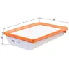 Mahle KNECHT FILTER Filtre à air pour FIAT: Tipo, Aegea (Ref: LX 4333)