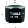 Mahle KNECHT FILTER Filtre à huile pour TOYOTA: GT 86 (Ref: OC 1288)