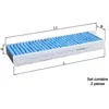 Filtre d'habitacle (filtre à pollen) KNECHT LAO 428/S