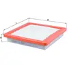 KNECHT FILTER Filtre à air pour NISSAN: Note (Ref: LX 4066)