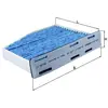 Filtre, air de l'habitacle CareMetix® LAO 181 Mahle LAO181