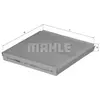 Filtre, air de l'habitacle LA 234 Mahle LA234