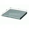 Filtre, air de l'habitacle LA 447 Mahle LA447