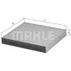 Mahle Filtre d'habitacle (filtre à pollen) KNECHT LA 460