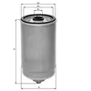 Mahle KNECHT FILTER Filtre à carburant pour VOLVO: V70, S80, S60, XC 90, XC 70 (Ref: KC 104)