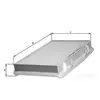 Knecht LA 19 Filtre, air de l'habitacle