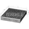 KNECHT FILTER Filtre d'habitacle pour SMART: Crossblade, Fortwo (Ref: LAK 96)