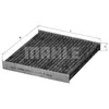 MAHLE KNECHT FILTER Filtre d'habitacle pour MAZDA: 6, CX-7, 2 (Ref: LAK 158)