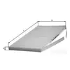 Mahle KNECHT FILTER Filtre d'habitacle pour AUDI: S6, A6 (Ref: LA 58)