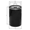 Knecht OC308 Filtre à huile