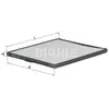 Filtre, air de l'habitacle LA 624 Mahle LA624