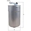 KNECHT FILTER Filtre à carburant pour OPEL: Corsa (Ref: KL 792)