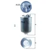KNECHT FILTER Filtre à carburant pour VOLKSWAGEN: Lupo, Polo & SEAT: Arosa (Ref: KL 410D)