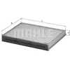 MAHLE Filtre d'habitacle (filtre à pollen) KNECHT LA 387
