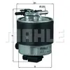 Mahle KNECHT FILTER Filtre à carburant pour NISSAN: Qashqai (Ref: KL 440/19)