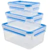 Emsa - lot de 3 boîtes alimentaires plastique 0.55l, 1l et 2,3l - 508566 TU