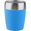Emsa 514515 cup gobelet isotherme travel blue - 0,20 l