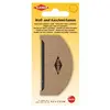 Kleiber Peigne en Bois pour Laine et Cachemire Marron 4,2 x 7,5 cm