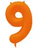 Ballon Neon Orange : Chiffre 9