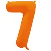 Ballon Neon Orange : Chiffre 7