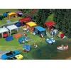 Faller - Modélisme accessoires de décor HO - Jeu de tentes de camping