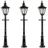 Faller Accessoires pour Modélisme HO : 3 Réverbères de parc LED, lanternes hexagonales