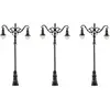 Faller FA180204 Lot de 3 lanternes à LED à suspension sphérique Blanc ...
