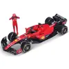 Bburago Coffret F1 Véhicule et figurine pilote avec casque Modèle aléatoire