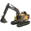 Pelleteuse Bburago Volvo E215C New Holland 1:50 Noir et Jaune