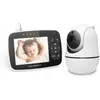 UVERBON BabyPhone 3.5" LCD - Rotation 360°-2.4 GHz - Caméra zoom 1080p...