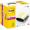 Post-it prb330 carré noir, jaune 90 feuilles auto-adhésif