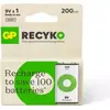 Pile rechargeable GP 9V ReCyckO 1 pile 200mAh TU