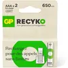 Pile rechargeable GP AAA ReCyckO 650 mAh lot de 2 TU