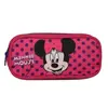 Trousse scolaire rectangulaire Disney Minnie Rose Bagtrotter