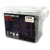 Rideau lumineux électrique à led - 200 x 150 - Multicolore