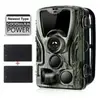Caméra de chasse avec batterie au lithium 5000 mah 16mp hc801 1080 p v...