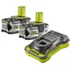 Ryobi Pack 2 x 5.0Ah batteries 18V Lithium+ - RC18150-250