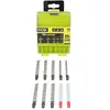 Coffret de 10 lames spéciales pour scie sauteuse RYOBI One+ RAK10JSBWM
