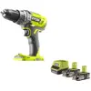 Ryobi - Perceuse visseuse à percussion Li-Ion 18V 2x1.5Ah - R18PD3-215...