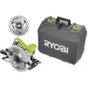 Ryobi Scie circulaire 1600W 66mm - 1 lames 48 dents - 1 lame 24 dents - RCS1600-K2B