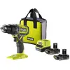 Ryobi Perceuse-visseuse à percussion 2 vitesses 18V ONE+  (2 x 2.0 Ah)...