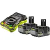 2 batteries lithium 18V RC1850-250X et chargeur ultra rapide 5.0A