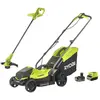 Ryobi - Tondeuse à gazon sans fil, y compris coupe-bordures sans fil O...